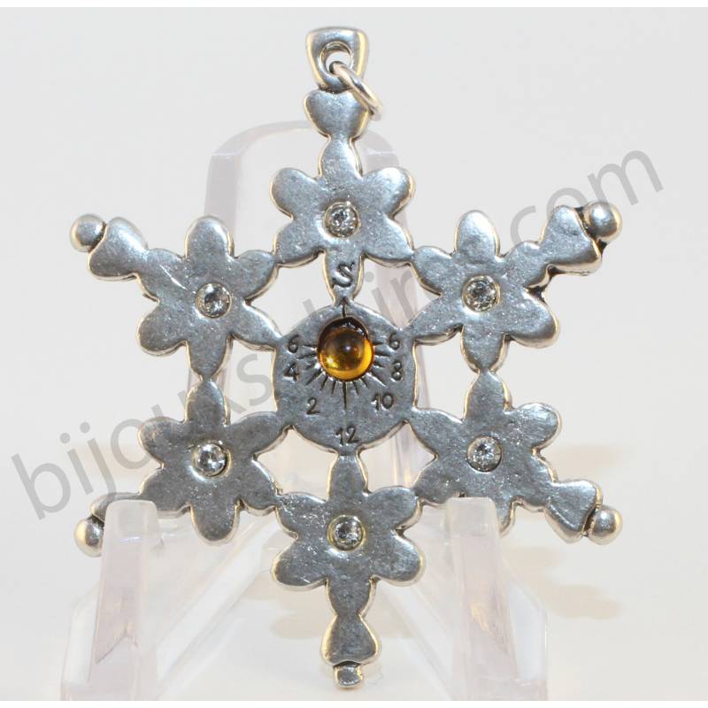Bijou Solaire flocon FF jaune Bijou Solaire flocon FF jaune